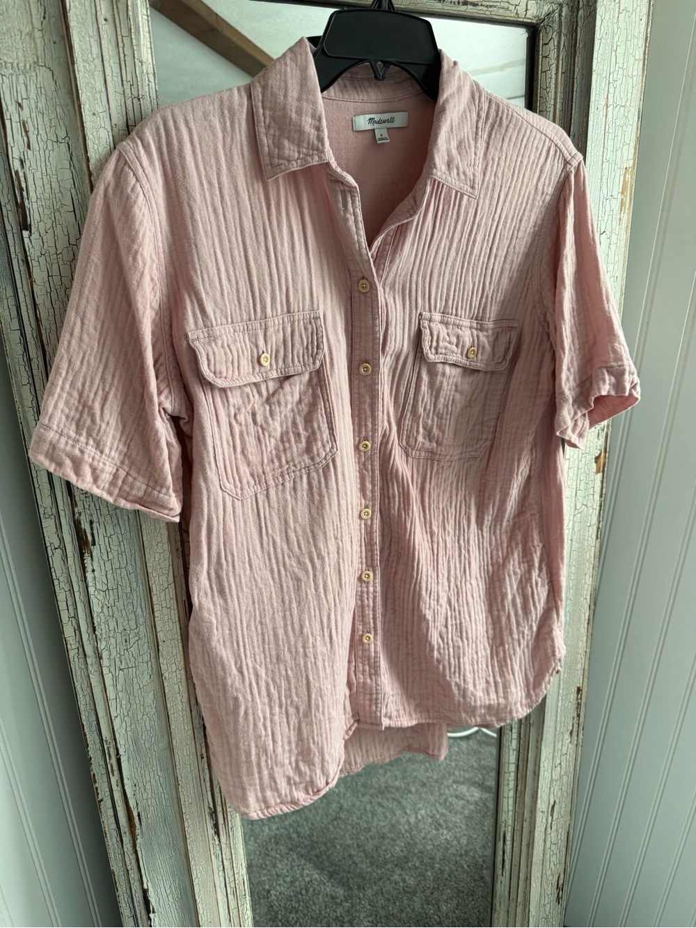 Madewell Cotton Button Down Shirt - Small